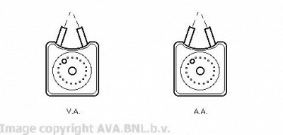 AVA QUALITY COOLING vw3106 -  масляный радиатор, двигательное масло